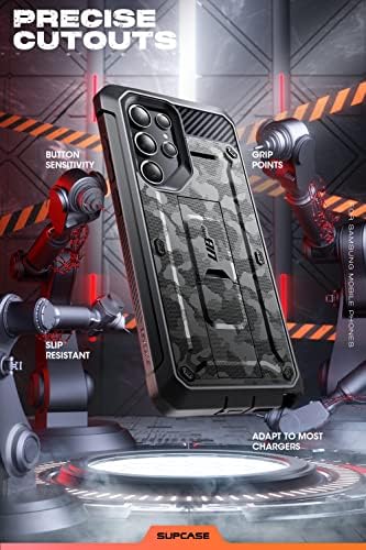 Supcase Unicorn Beetle Pro מקרה עבור Samsung Galaxy S22 Ultra 5G, [מסגרת קדמית נוספת] שכבה מלאה של
